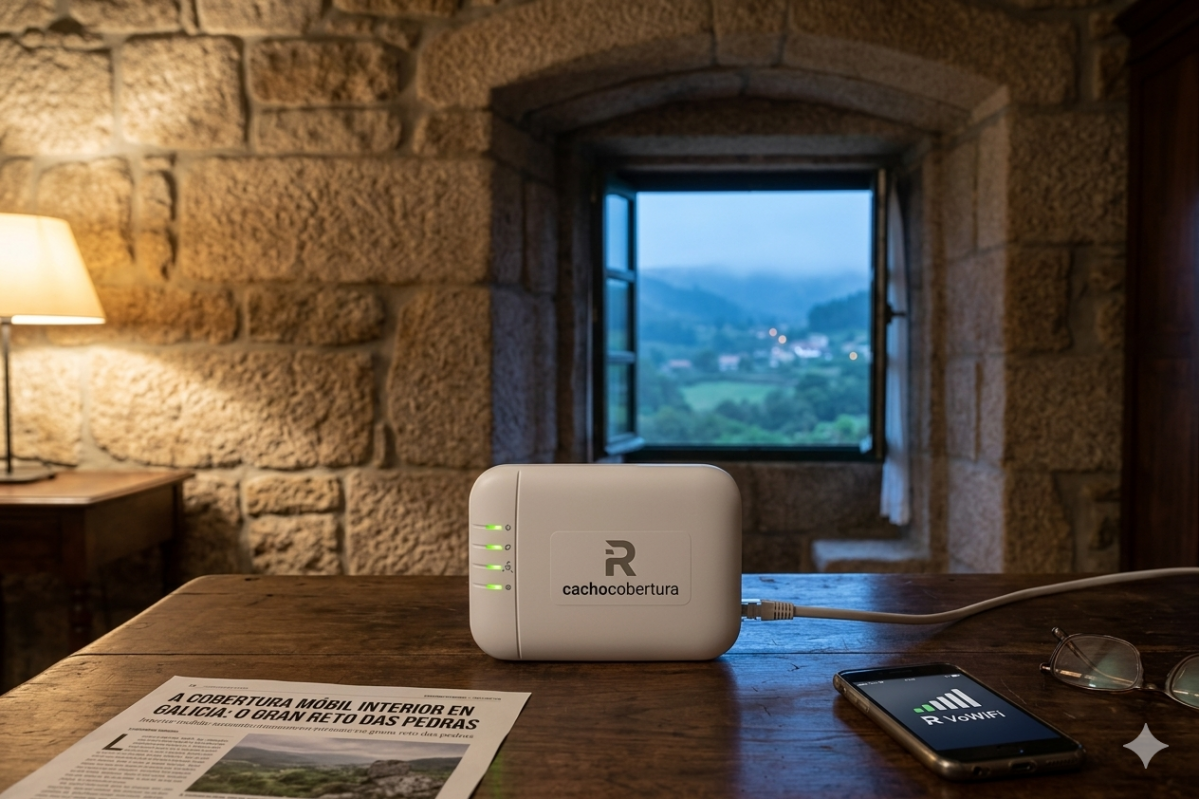 Imagen ilustrativa de una Femtocelda generada con IA