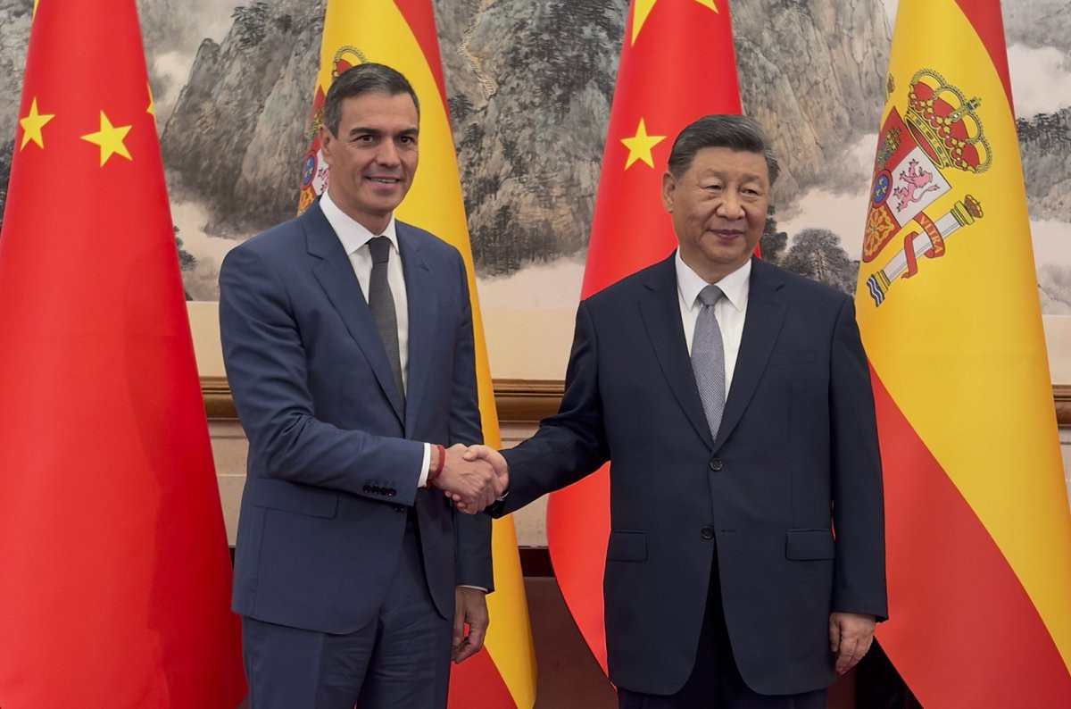 Pedro su00e1nchez y xi jinping