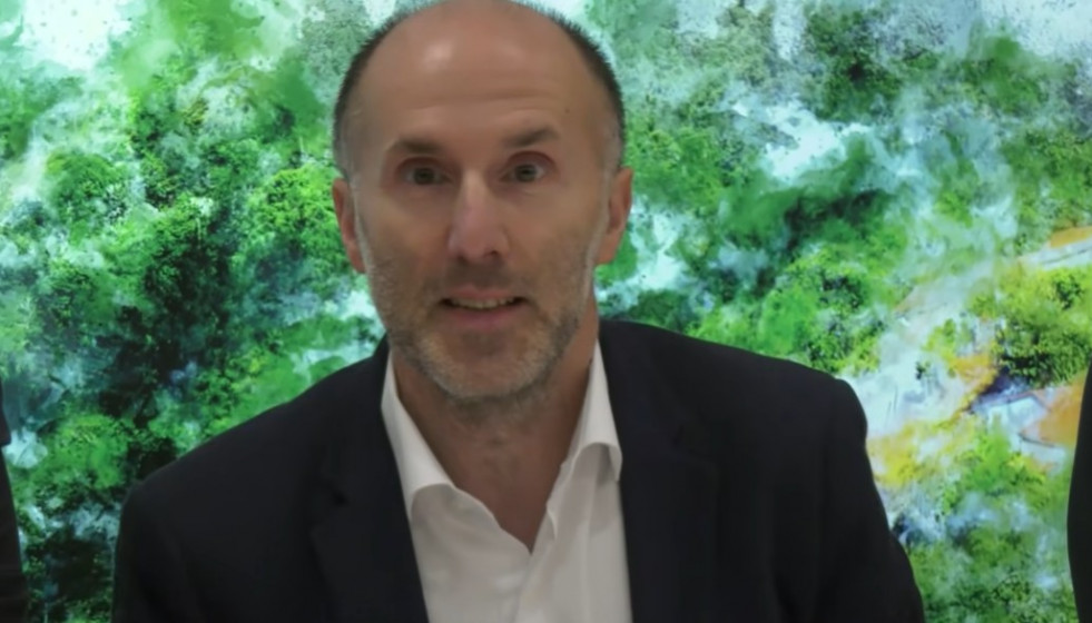 Jácome en una imagen de Auria TV