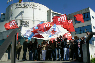 Archivo - Protesta De CIG Saúde Frente Al Sergas En Santiago. Foto de archivo