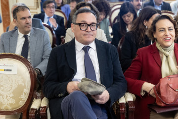 El exfiscal general del Estado, Álvaro García Ortiz, durante la II Jornada de debate sobre el proyecto de Ley Orgánica de Enjuiciamiento Criminal, en el Centro de Estudios Políticos y Constitucion