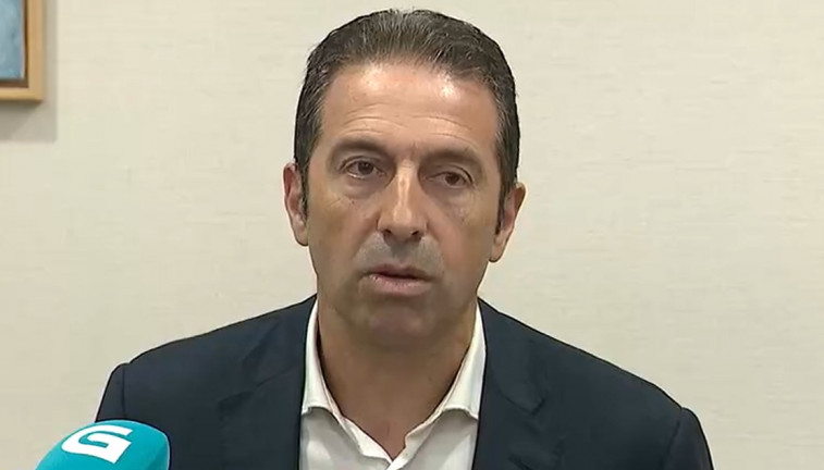 Luis Villares durante su comparecencia pública