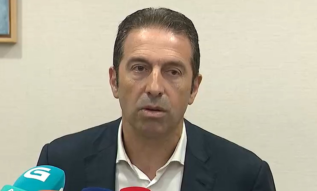 Luis Villares durante su comparecencia pu00fablica