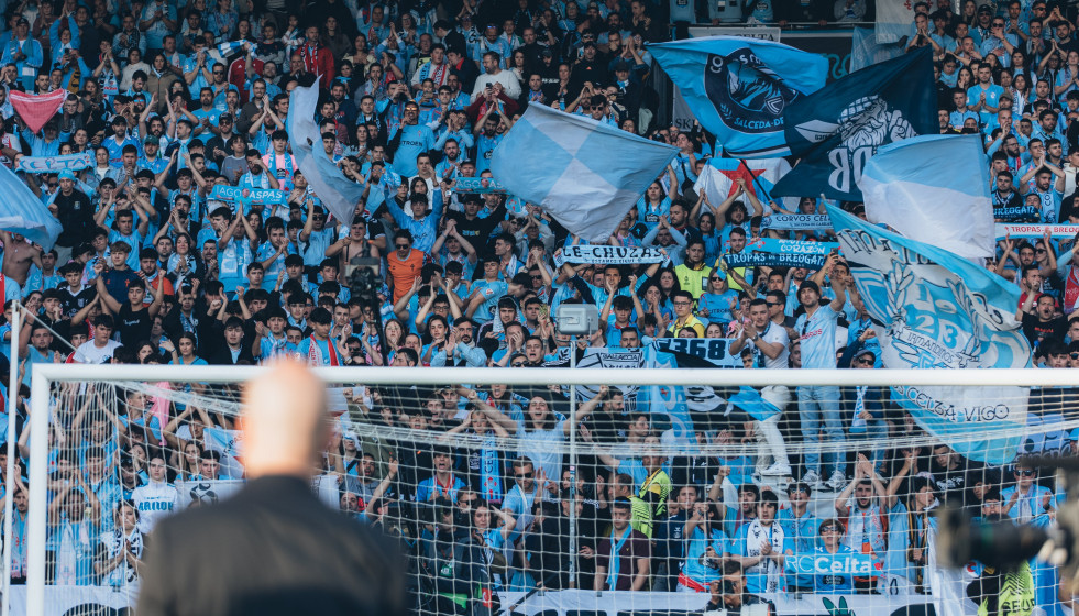 Afición celta de vigo europa