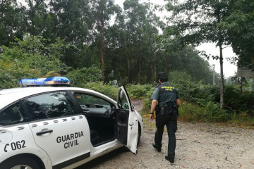 Agente que participó en la búsqueda del joven que se desorientó en Pontevedra