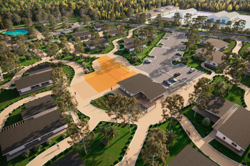 Infografía del Cohousing Lar do Regueiro