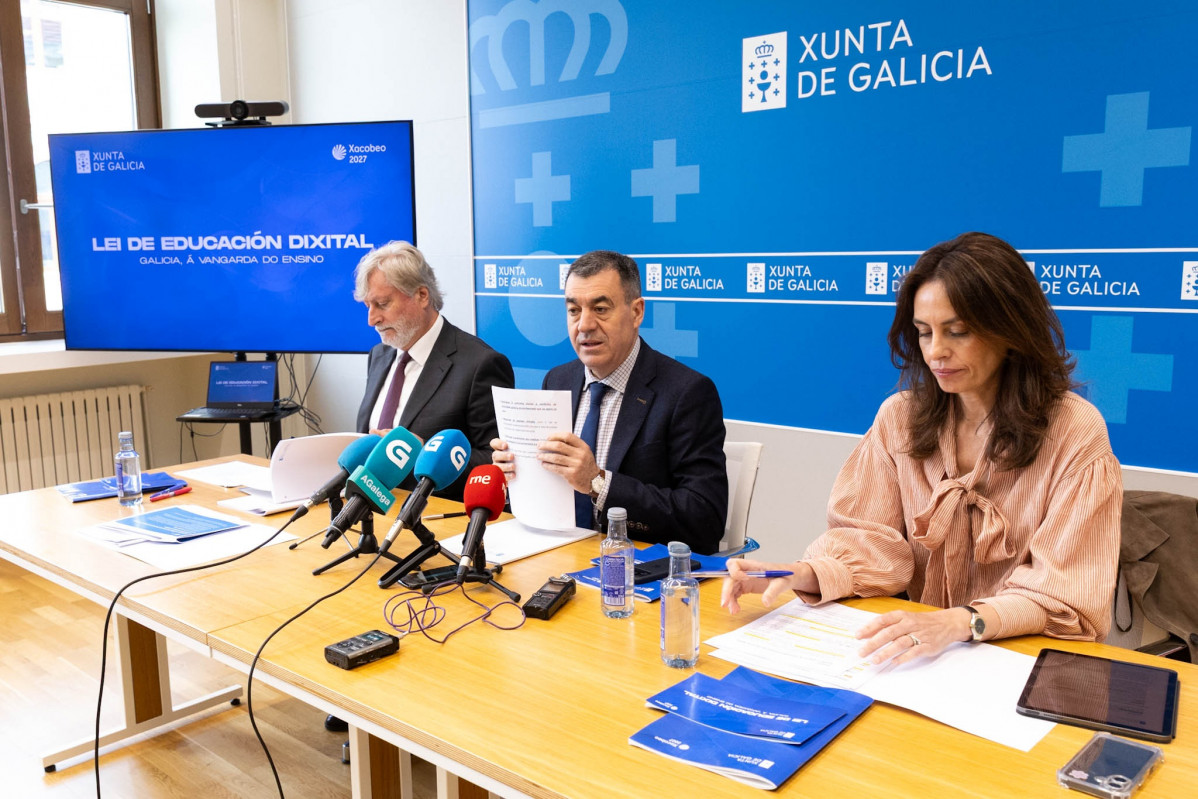 Presentación del anteproyecto de Ley de Educación Digital de Galicia.