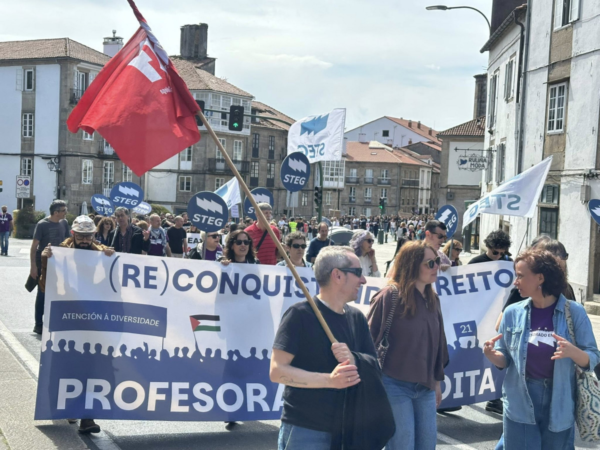 Steg protestas