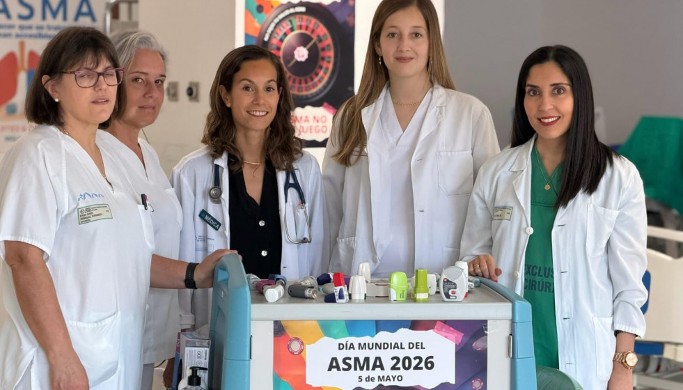 Profesionales del hospital de Ourense, ante el día mundial del asma 2026