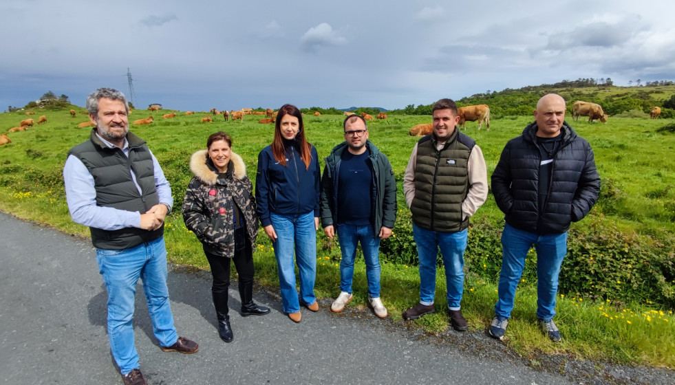 La conselleira do Medio Rural, María José Gómez, en Viveiro
