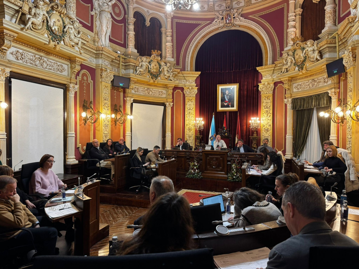 Archivo - Pleno extraordinario en el Ayuntamiento de Ourense, presidido por el alcalde, Gonzalo Pérez Jácome