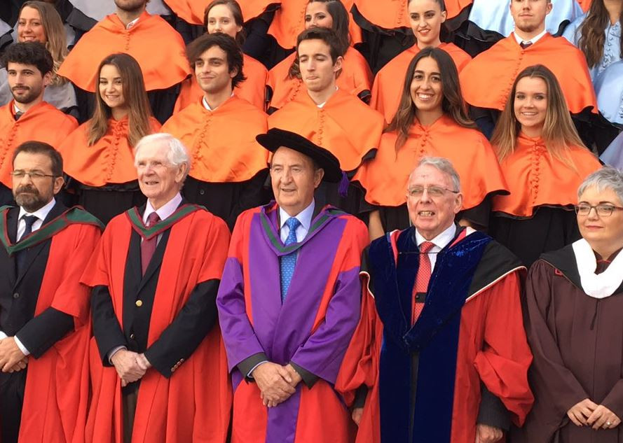 Graduación de Cesuga en 2019 con Salcines en el centro