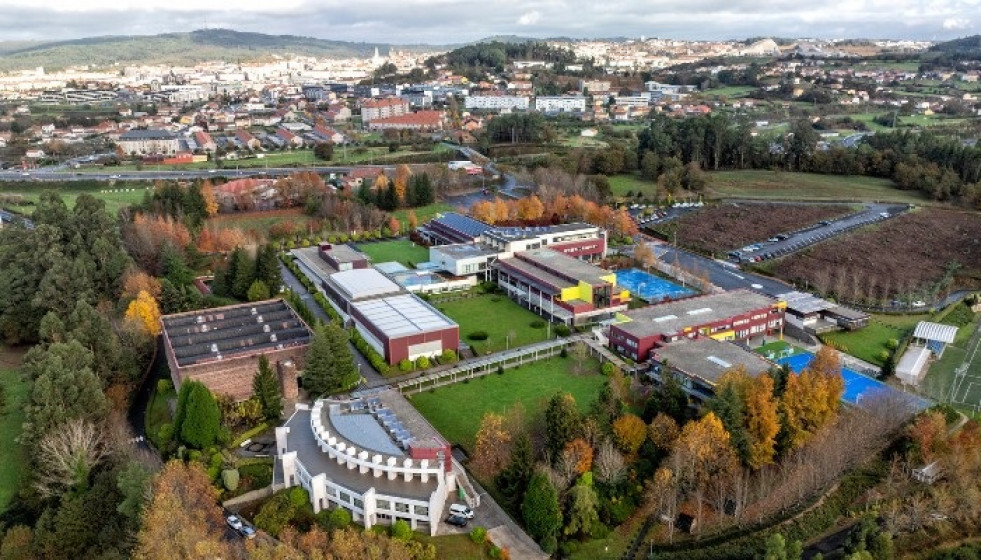 Instalaciones del colegio M. Peleteiro, en Santiago de Compostela