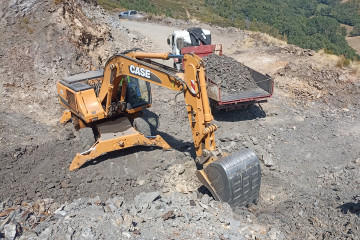 Archivo - La minera sueca Eurobattery Minerals inicia los trabajos para extraer wolframio en A Gudiña