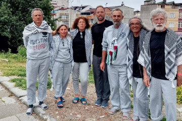 Delegación gallega de la Global Summud Flotilla en Estambul, a 22 de mayo de 2026.