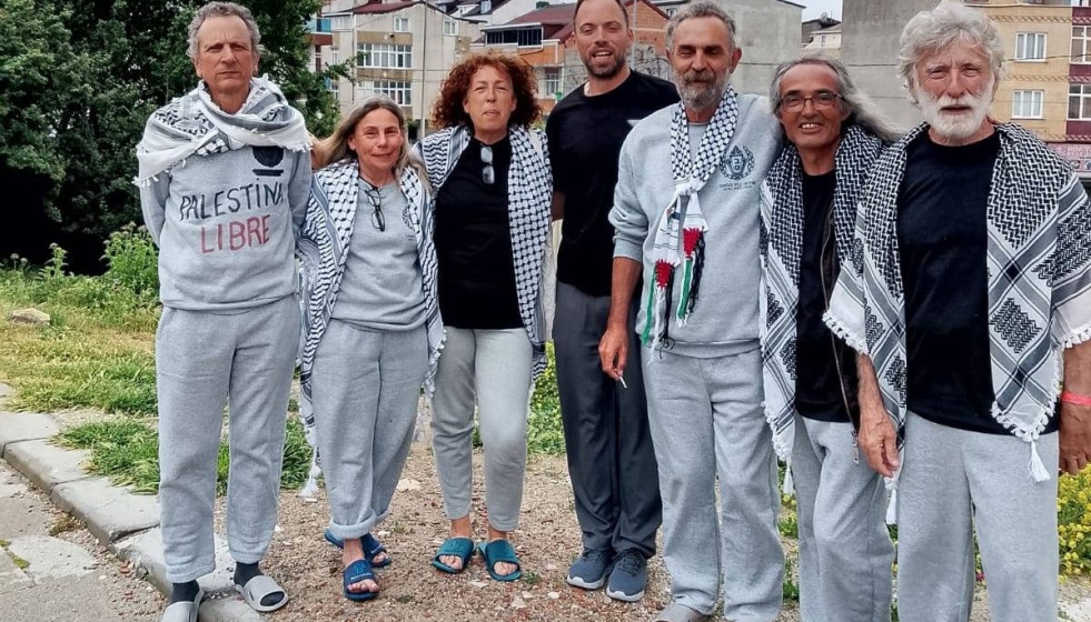 Delegación gallega de la Global Summud Flotilla en Estambul, a 22 de mayo de 2026.