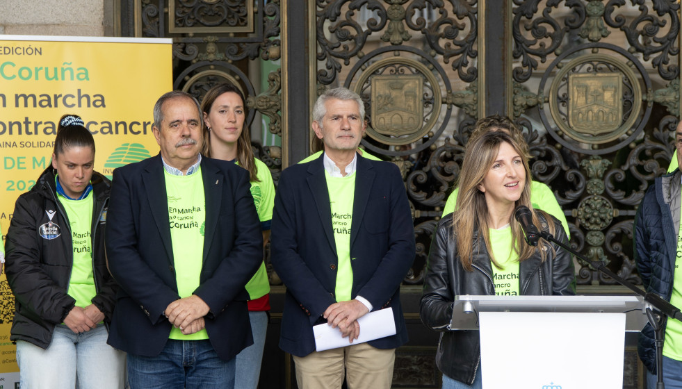 Presentación de la marcha contra el cáncer en A Coruña
