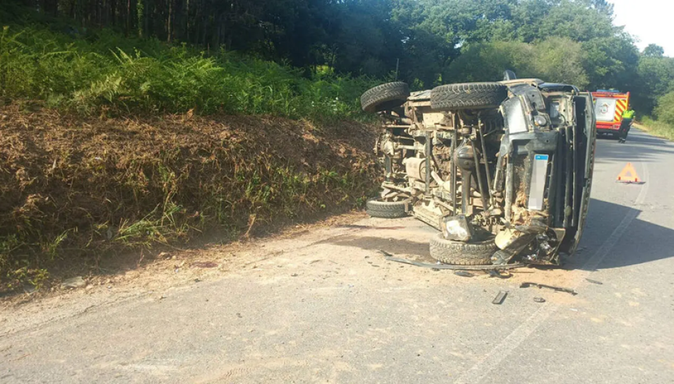Accidente bomberos sarria