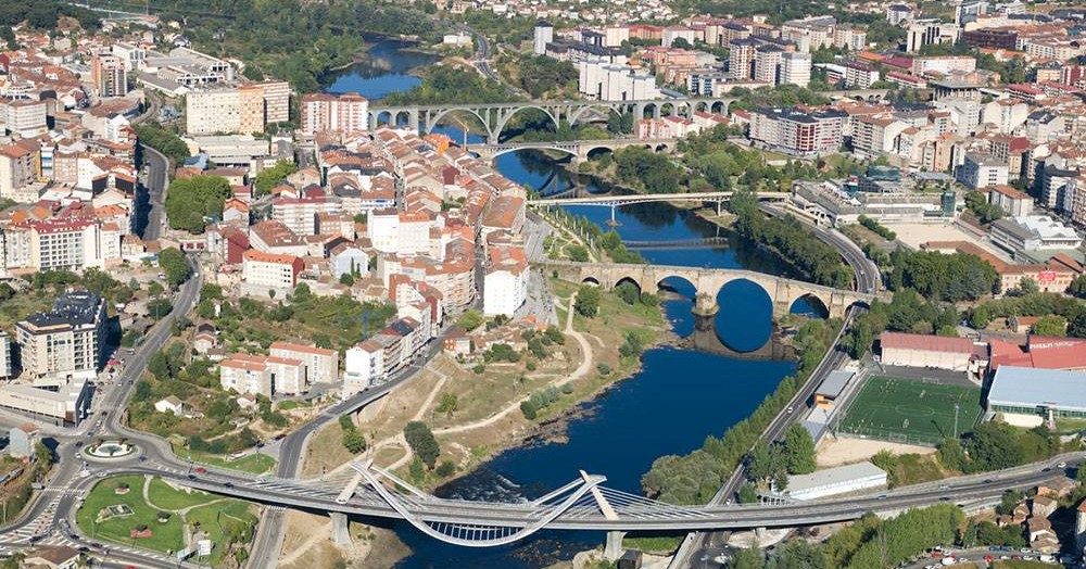 Ourense cidade rio