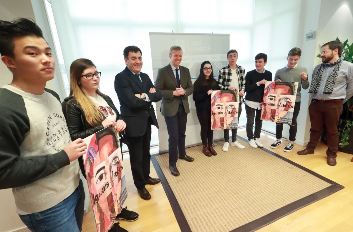 Concurso do cartel campaña 8 de marzo da Xunta
