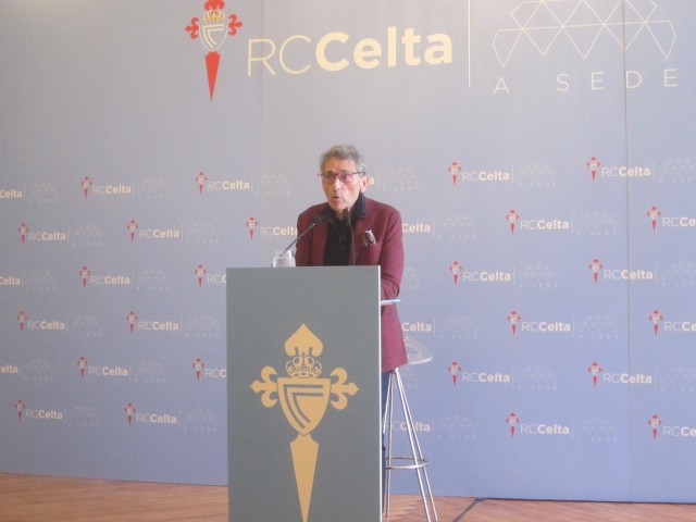 O presidente do RC Celta, Carlos Mouriño