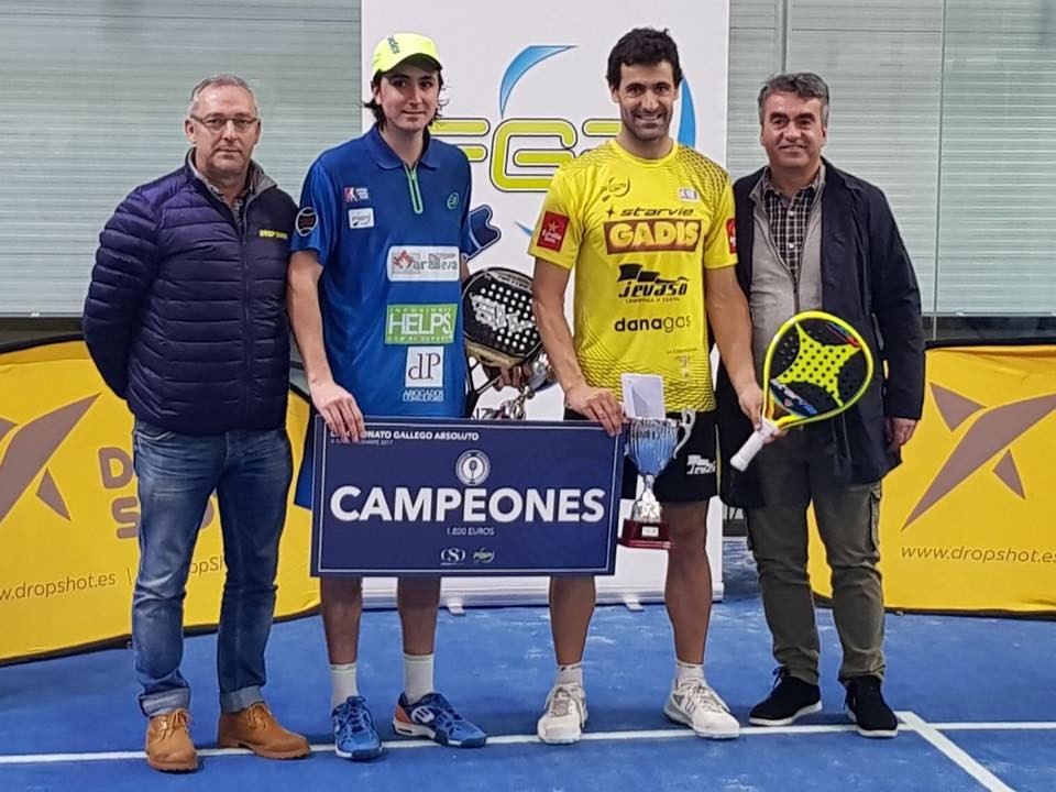 Campións galegos padel 2017