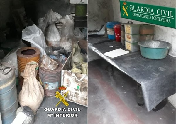 Material para explosivos intervido en Tui (Pontevedra) ao dono de La Gallega