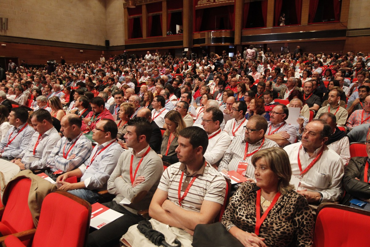 Congreso PSdeG PSOE militantes