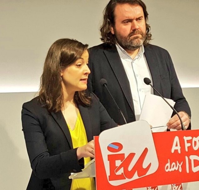 Eva Solla e Rubén Pérez (Esquerda Unida)