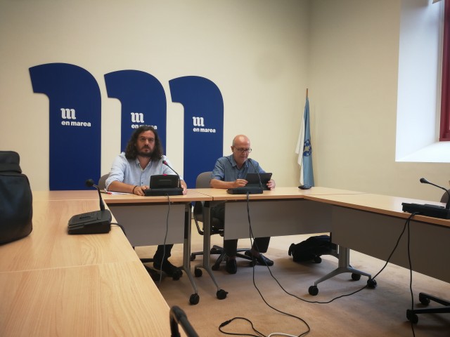 Rolda de prensa de Antón Sánchez e Pancho Casal no Parlamento