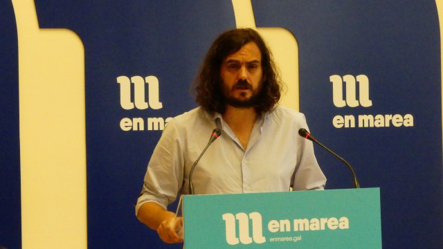 O deputado de En Marea Antón Sánchez