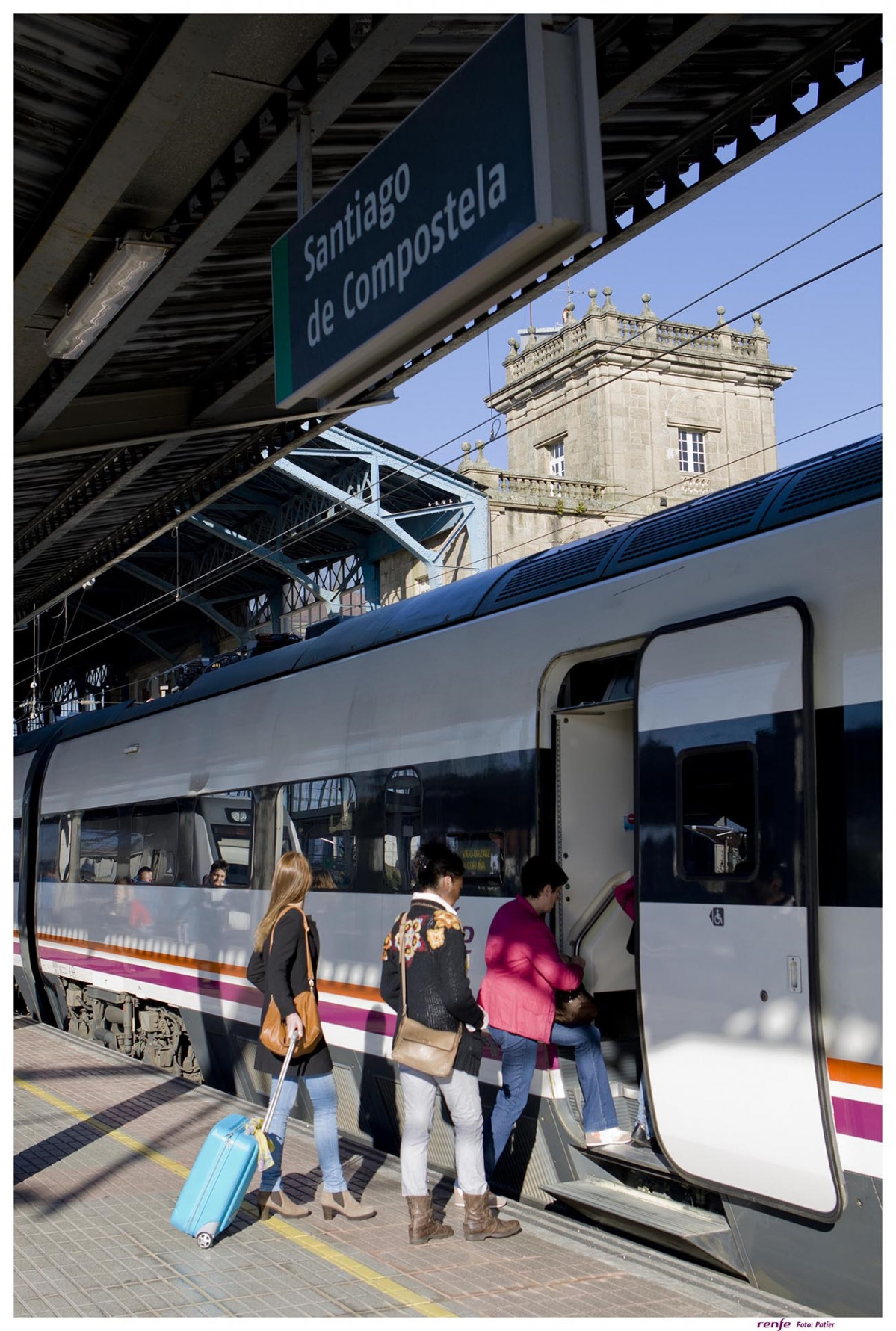 Estación de tren de Santiago de Compostela. Renfe Ferrocarril