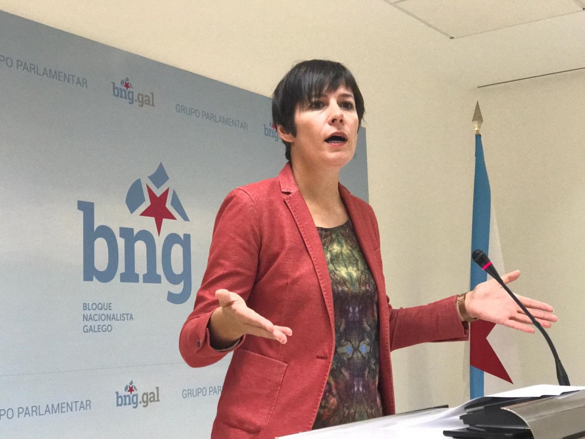 Ana Pontón, portavoz nacional do BNG no Parlamento