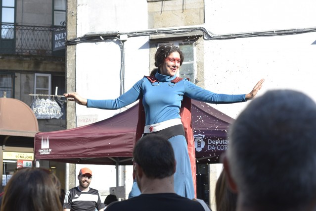 Una das representacións teatrais do 'Festival Rosalía'.