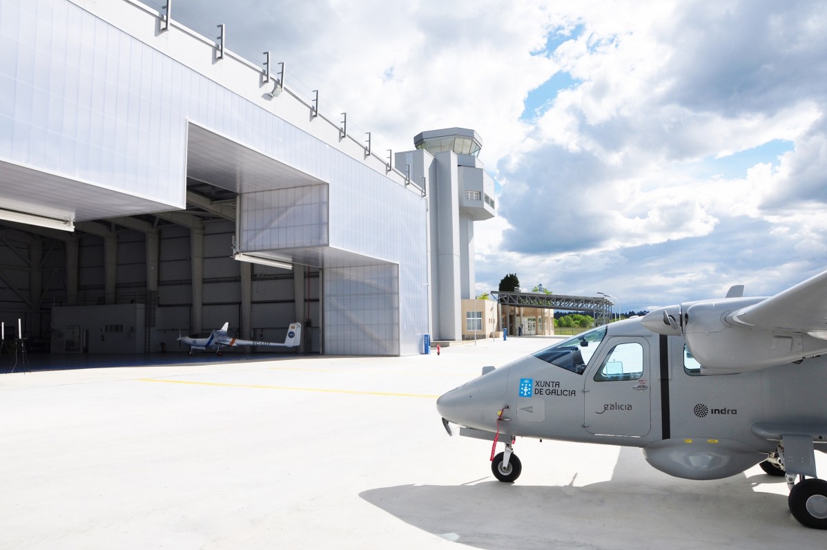 Drons no Aeródromo de Rozas, en Lugo