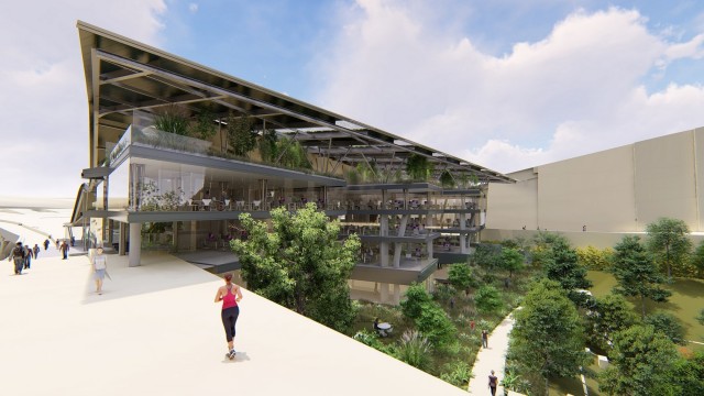 Imaxe do proxecto do futuro Edificio Fontán da Cidade da Cultura