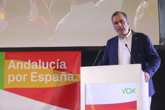 O secretario xeral de VOX, Javier Ortega