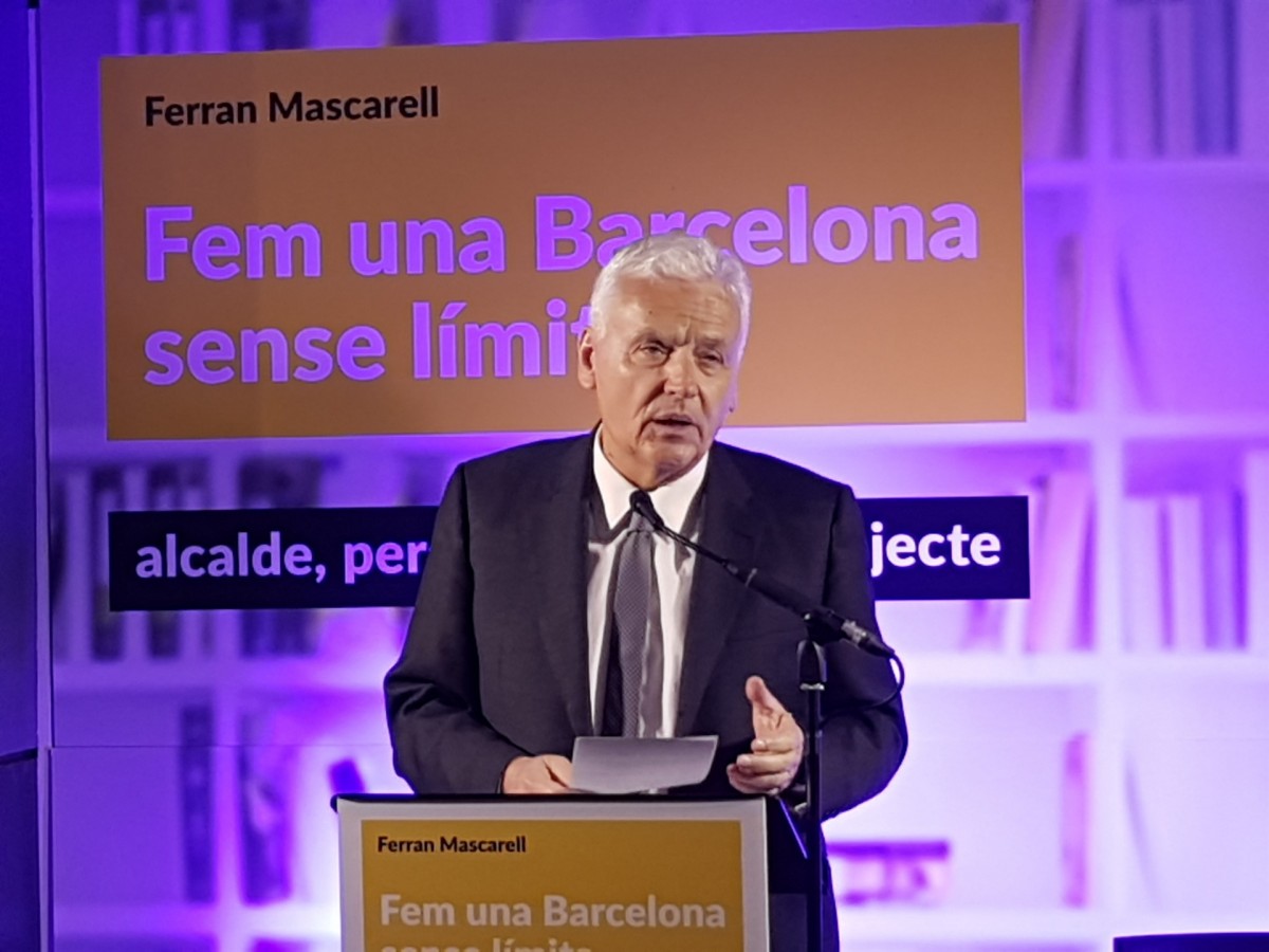Ferran Mascarell, candidato á alcaldía de Barcelona