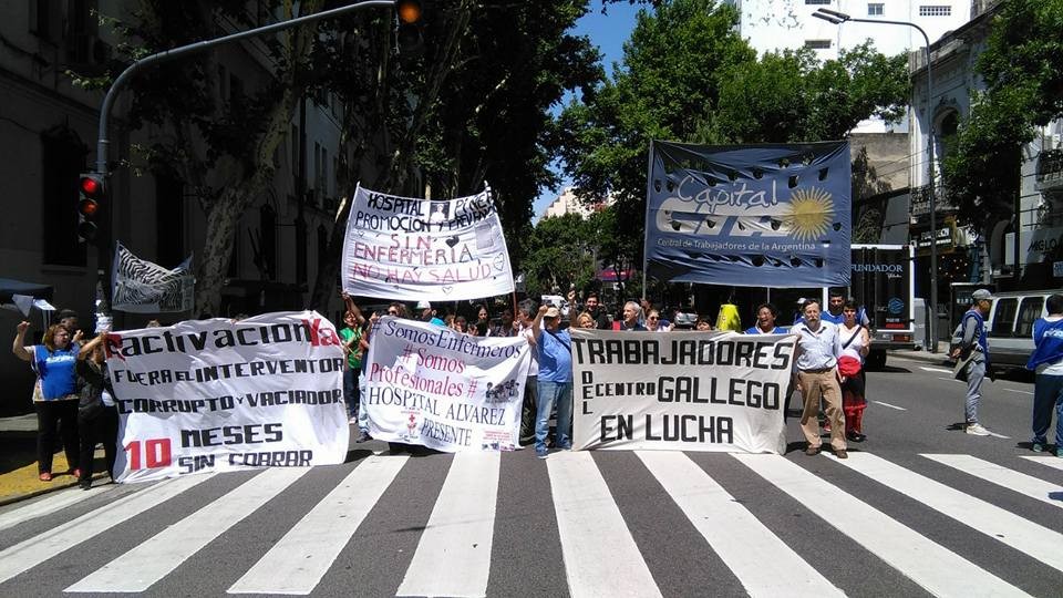 Centro galego manifestacion
