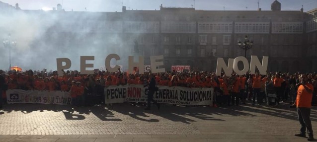 Mobilización de traballadores de Alcoa este sábado na Coruña