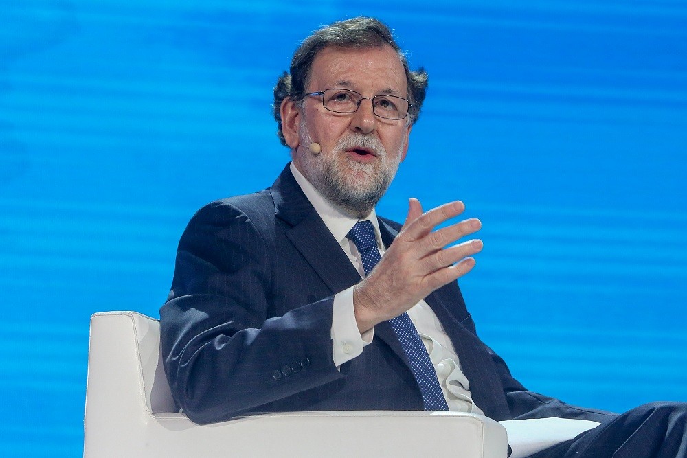 Rajoy na convención pp
