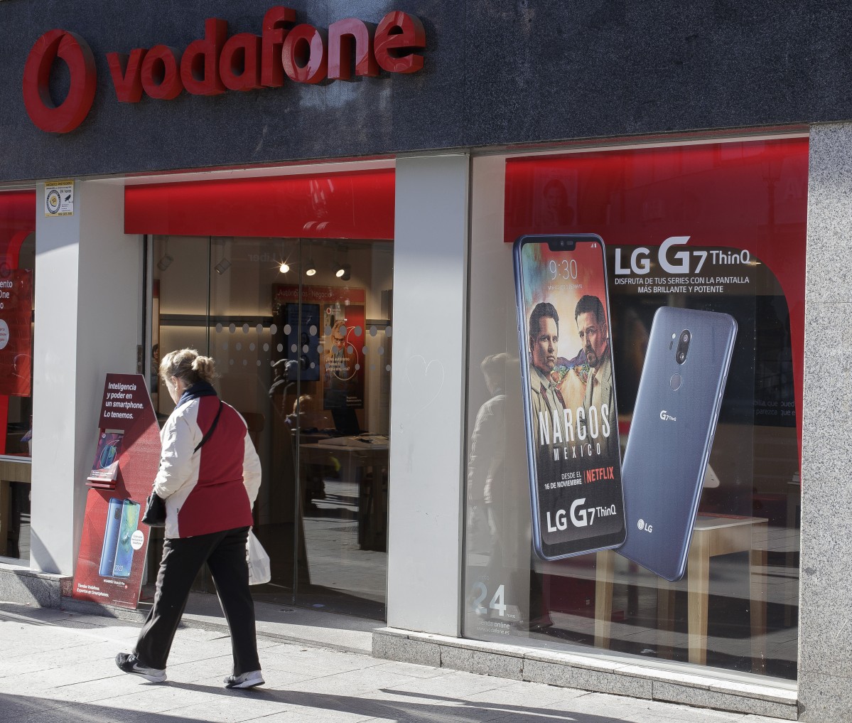Recursos de tendas Vodafone en Madrid