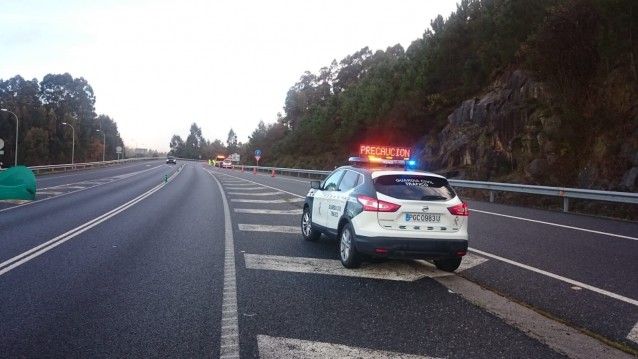 Interceptan a un condutor na AP-9 en Mos (Pontevedra) que cuadriplicaba a t
