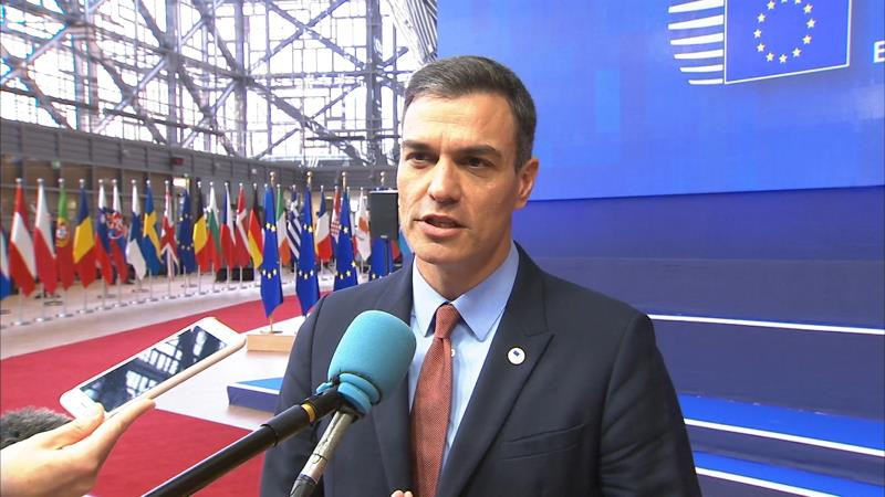 Pedro sanchez declaracións union europea