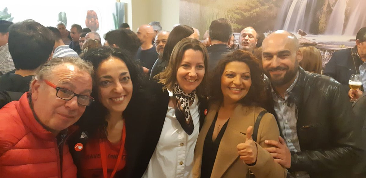 Lara mendez celebra vitoria electoral 28A lugo