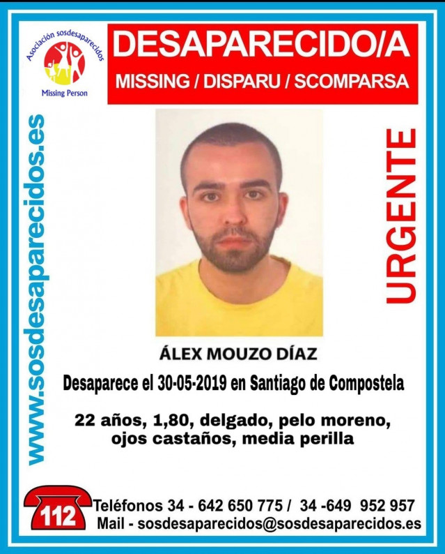 Buscan a un mozo desaparecido desde o xoves en Santiago