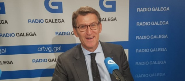 Alberto Núñez Feijóo, en entrevista na Radio Galega.