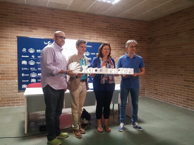 Presentación do Torneo Xacobeo 21 coa presenza da comisaria do Xacobeo, Cecilia Pereira