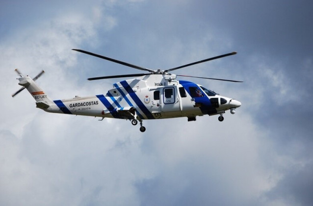 Helicóptero 'Pesca II' de Gardacostas de Galicia.