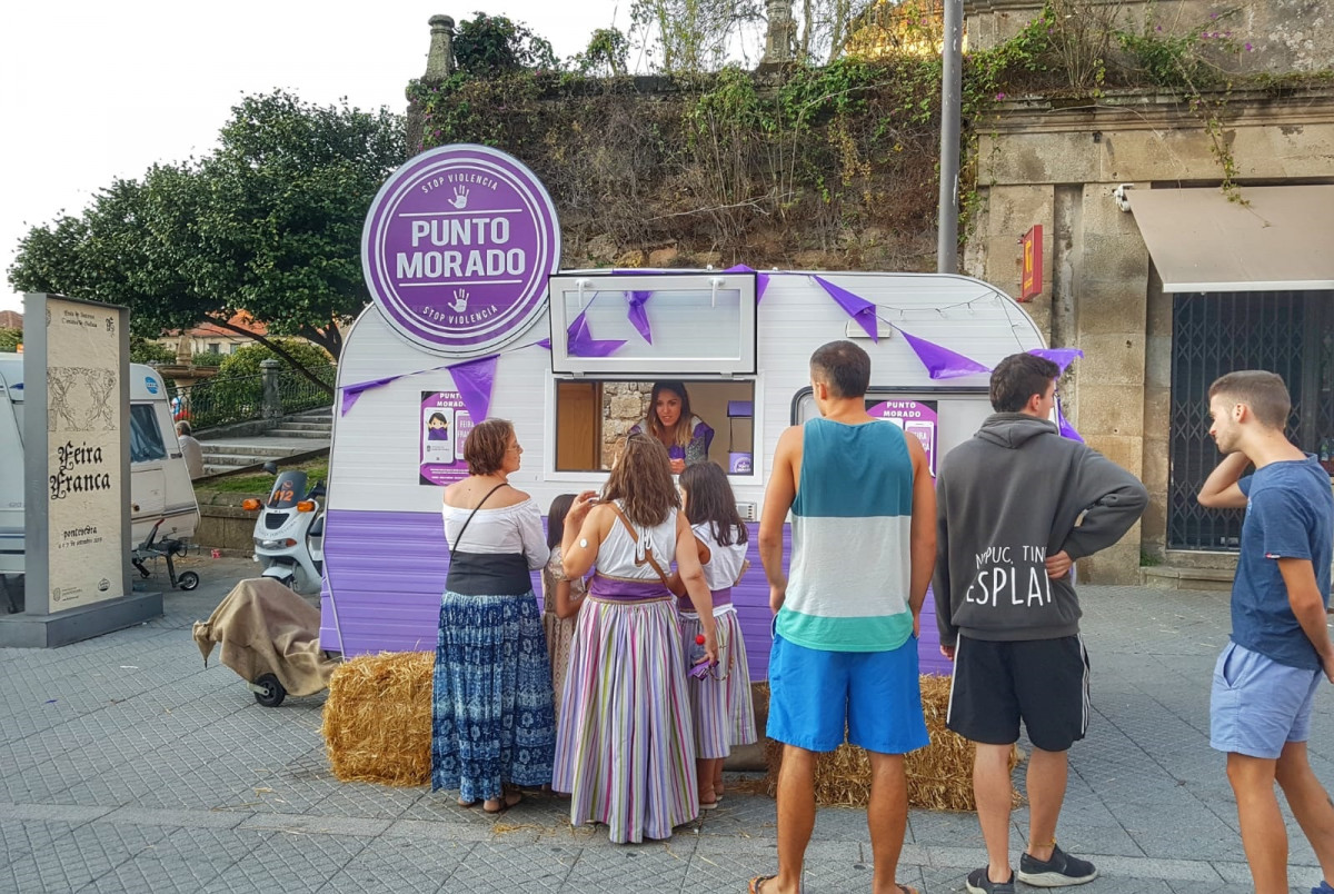 Punto Lila ou Punto Morado da Feira Franca de Pontevedra.